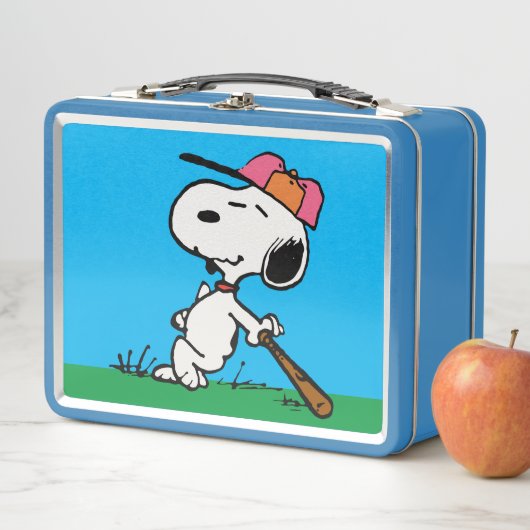 Erdnüsse | Snoopie im Bat Metall Brotdose (Beispiel)