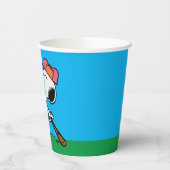 Erdnüsse | Snoopie im Bat Pappbecher (Links)