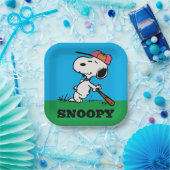 Erdnüsse | Snoopie im Bat Pappteller (Party)