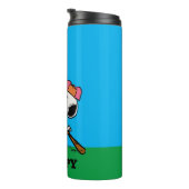 Erdnüsse | Snoopie im Bat Thermosbecher (Nach rechts gedreht)