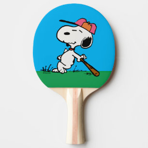 Erdnüsse Snoopie im Bat Tischtennis Schläger