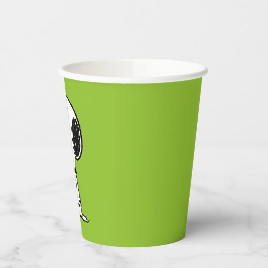 Erdnüsse | Snoopie nach unten Pappbecher (Links)