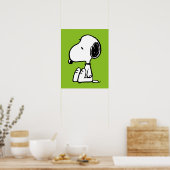 Erdnüsse | Snoopie nach unten Poster (Küche)