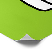 Erdnüsse | Snoopie nach unten Poster (Ecke)