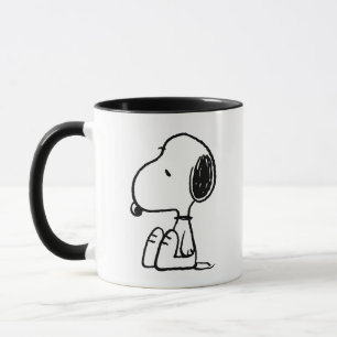 Erdnüsse Snoopie nach unten Tasse