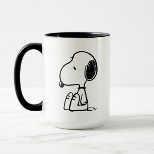 Erdnüsse Snoopie nach unten Tasse