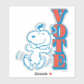 Erdnüsse | Snoopy - Abstimmung Aufkleber (Blatt)