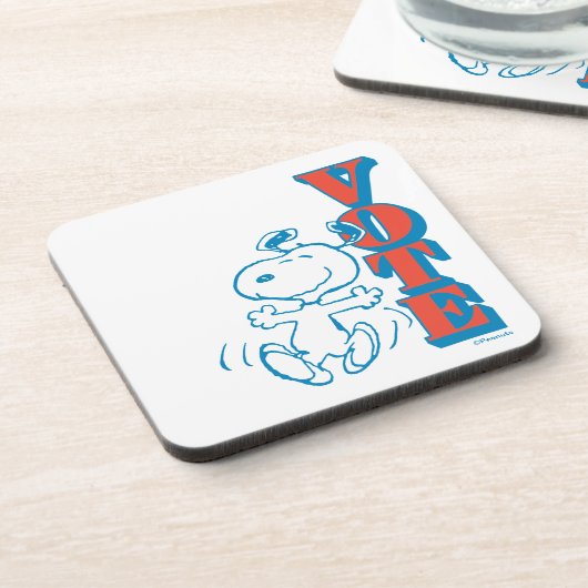 Erdnüsse | Snoopy - Abstimmung Getränkeuntersetzer (Linke Seite)