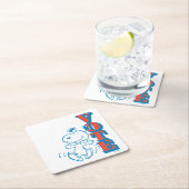 Erdnüsse | Snoopy - Abstimmung Rechteckiger Pappuntersetzer (Vor Ort)