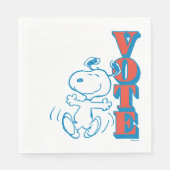 Erdnüsse | Snoopy - Abstimmung Serviette (Vorderseite)