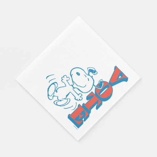 Erdnüsse | Snoopy - Abstimmung Serviette (Ecke)