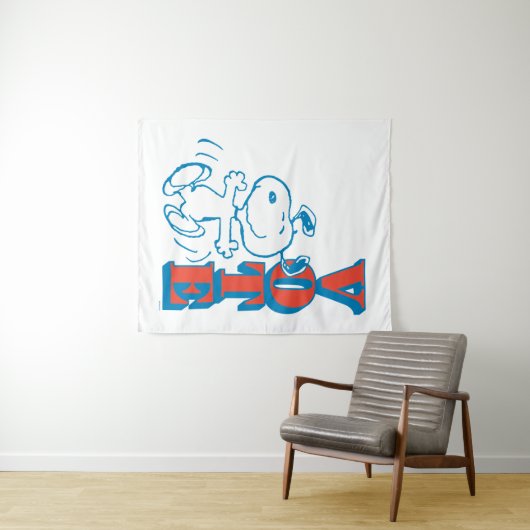 Erdnüsse | Snoopy - Abstimmung Wandteppich (Beispiel (Horizontal))