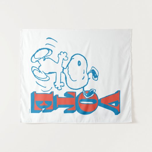 Erdnüsse | Snoopy - Abstimmung Wandteppich (Vorderseite (Horizontal))