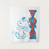 Erdnüsse | Snoopy - Abstimmung Wandteppich (Vorderseite)