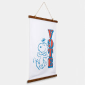 Erdnüsse | Snoopy - Abstimmung Wandteppich Mit Holzrahmen (Gewinkelt)