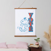 Erdnüsse | Snoopy - Abstimmung Wandteppich Mit Holzrahmen (Schlafzimmer)