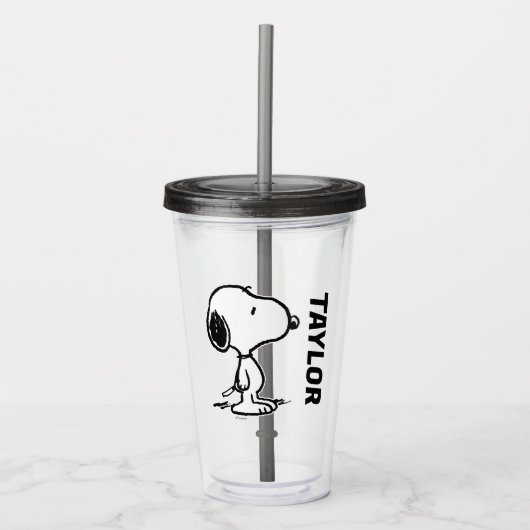 Erdnüsse | Snoopy Acryltrinkbecher (Vorderseite)