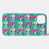 Erdnüsse | Snoopy Aquamarin Surfmuster Case-Mate iPhone Hülle (Rückseite (Horizontal))