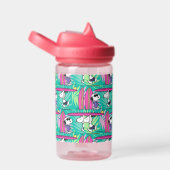 Erdnüsse | Snoopy Aquamarin Surfmuster Trinkflasche (rechts)