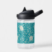 Erdnüsse | Snoopy Aquamarin tropisches Strandmuste Trinkflasche (Links)