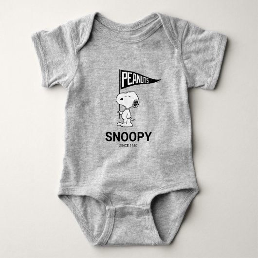 Erdnüsse | Snoopy Athletic Department Baby Strampler (Vorderseite)