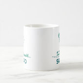 Erdnüsse | Snoopy auf Skis Kaffeetasse (Mittel)