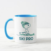 Erdnüsse | Snoopy auf Skis Tasse (Links)