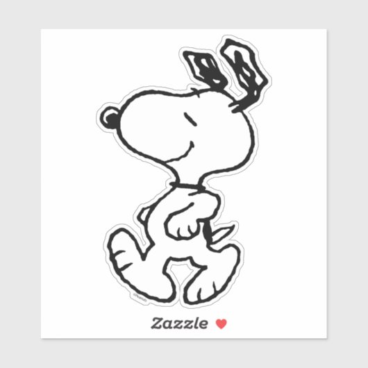 Erdnüsse | Snoopy Aufkleber (Blatt)