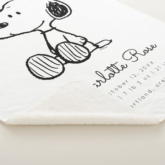 Erdnüsse | Snoopy Baby Sherpadecke (3/4)