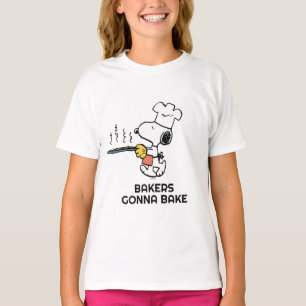 Erdnüsse   Snoopy Backkost T-Shirt