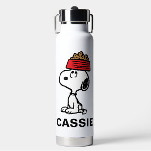 Erdnüsse Snoopy Balancing Name hinzufügen Trinkflasche