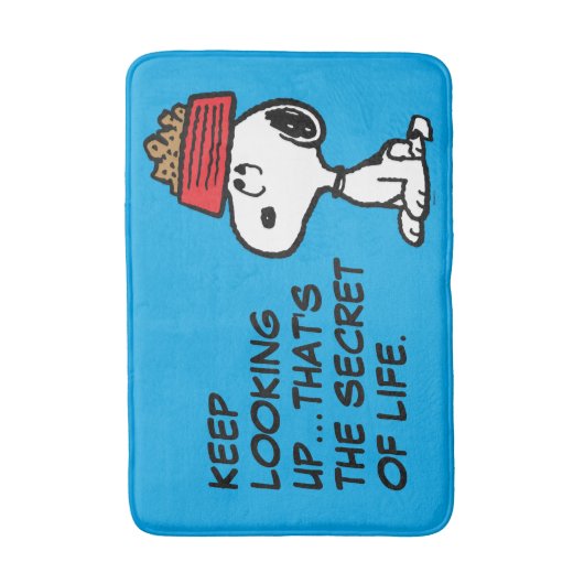 Erdnüsse | Snoopy Balancing Sein Dog Disc Badematte (Vorderseite Vertikal)