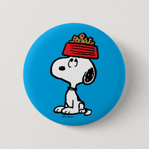 Erdnüsse Snoopy Balancing Sein Dog Disc Button