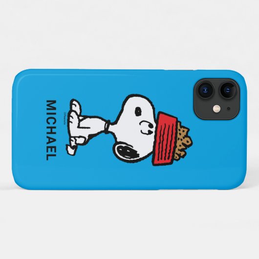 Erdnüsse | Snoopy Balancing Sein Dog Disc Case-Mate iPhone Hülle (Rückseite (Horizontal))