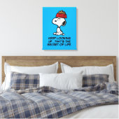 Erdnüsse | Snoopy Balancing Sein Dog Disc Leinwanddruck (Insitu (Schlafzimmer))