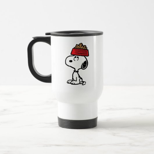 Erdnüsse | Snoopy Balancing Sein Dog Disc Reisebecher (Links)