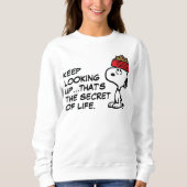 Erdnüsse | Snoopy Balancing Sein Dog Disc Sweatshirt (Vorderseite)