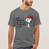 Erdnüsse | Snoopy Balancing Sein Dog Disc T-Shirt (Vorderseite)