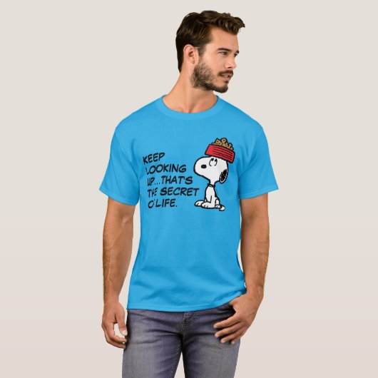 Erdnüsse | Snoopy Balancing Sein Dog Disc T-Shirt (Vorne ganz)