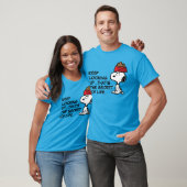 Erdnüsse | Snoopy Balancing Sein Dog Disc T-Shirt (Unisex)
