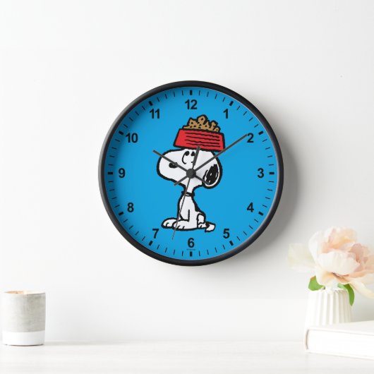 Erdnüsse | Snoopy Balancing Sein Dog Disc Uhr (Zuhause)