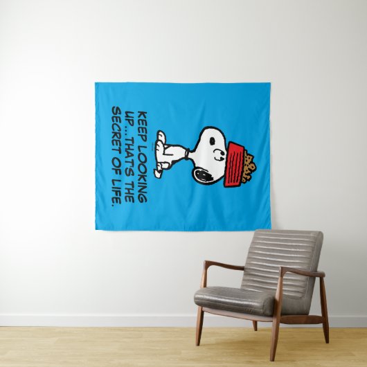 Erdnüsse | Snoopy Balancing Sein Dog Disc Wandteppich (Beispiel (Horizontal))