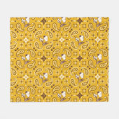 Erdnüsse | Snoopy Bandana Cowboy Fleecedecke (Vorderseite (Horizontal))