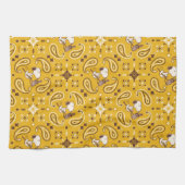 Erdnüsse | Snoopy Bandana Cowboy Geschirrtuch (Horizontal)