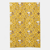 Erdnüsse | Snoopy Bandana Cowboy Geschirrtuch (Vertikal)