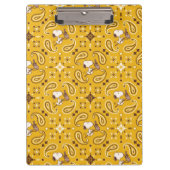 Erdnüsse | Snoopy Bandana Cowboy Klemmbrett (Vorderseite)