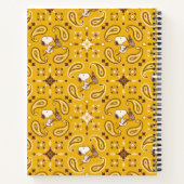 Erdnüsse | Snoopy Bandana Cowboy Notizblock (Rückseite)