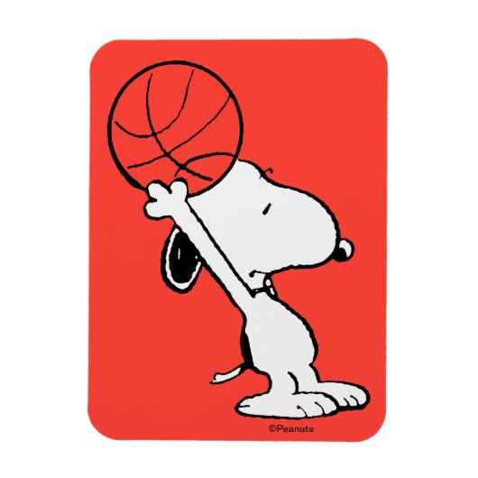 Erdnüsse | Snoopy Basketball Hoop Shot Magnet (Vertikal)