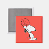 Erdnüsse | Snoopy Basketball Hoop Shot Magnet (Vorderseite/Rückseite)