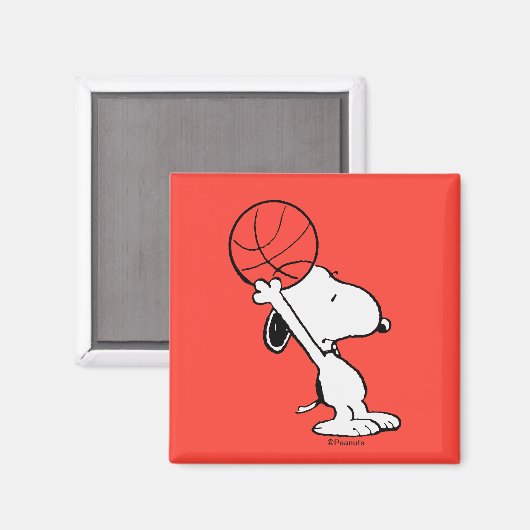 Erdnüsse | Snoopy Basketball Hoop Shot Magnet (Vorderseite/Rückseite)